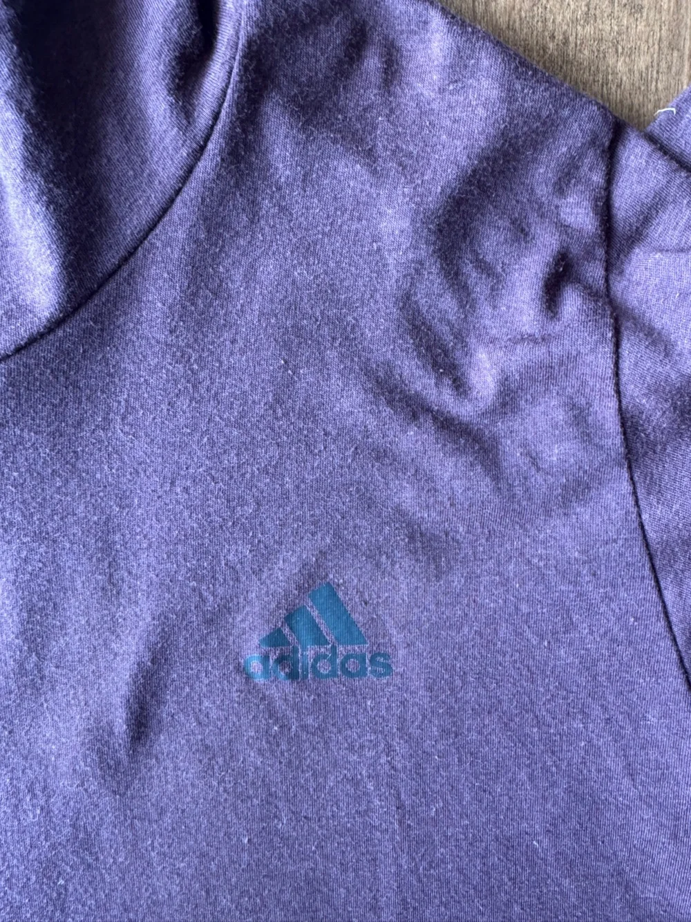 adidas Men's Maroon Hooded Long Sleeve Shirt